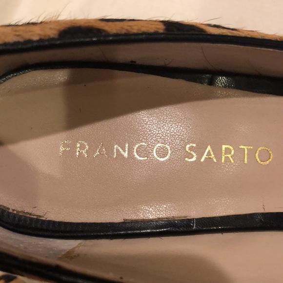 NWOT Franco Sarto Calf Hair Wedges - Picture 6 of 6